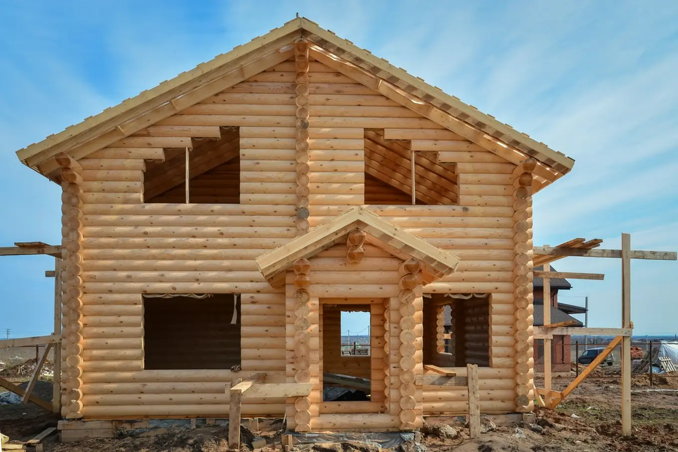 budowa drewnianego domku